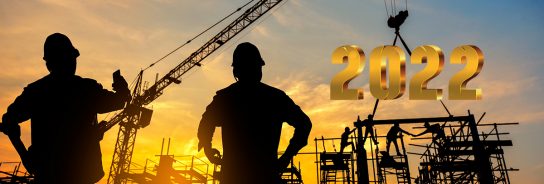 ¿Cómo se comportó la construcción industrial en 2022?